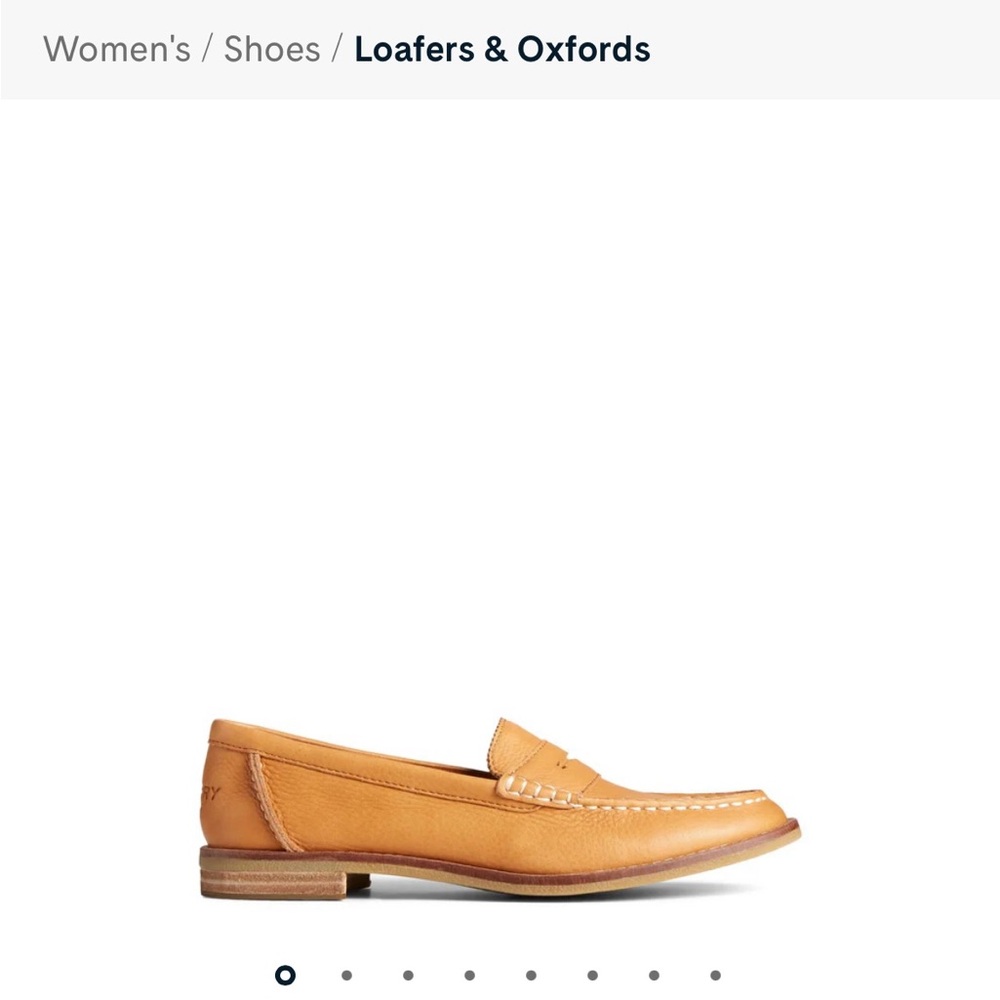Sperry Tan Leather Loafers - Picture 4 of 4